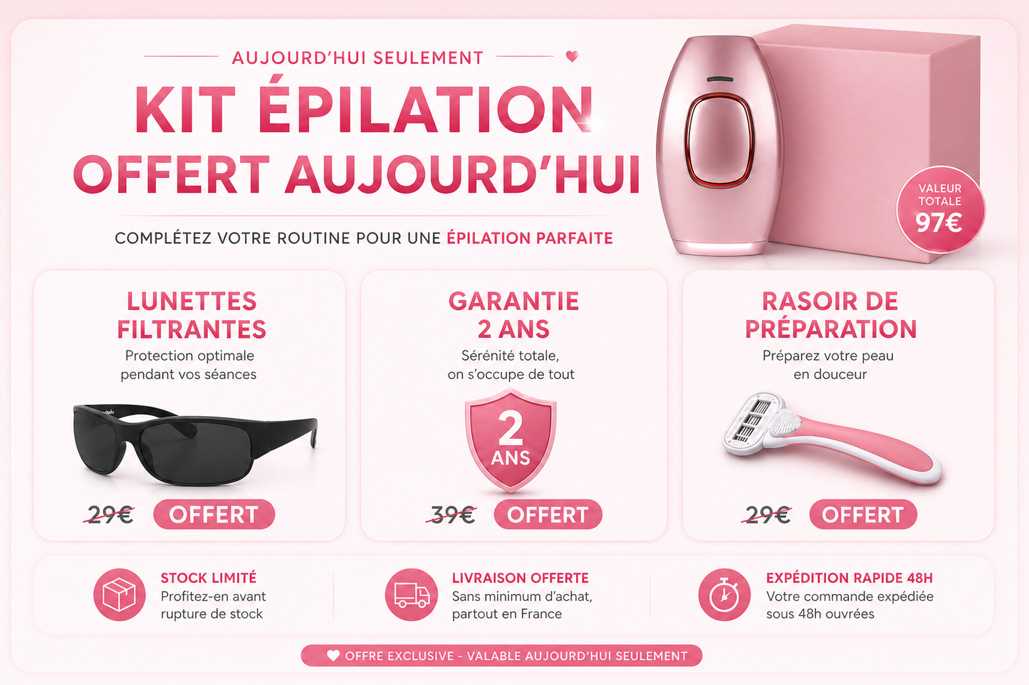 IPL Pulse Épilateur IPL