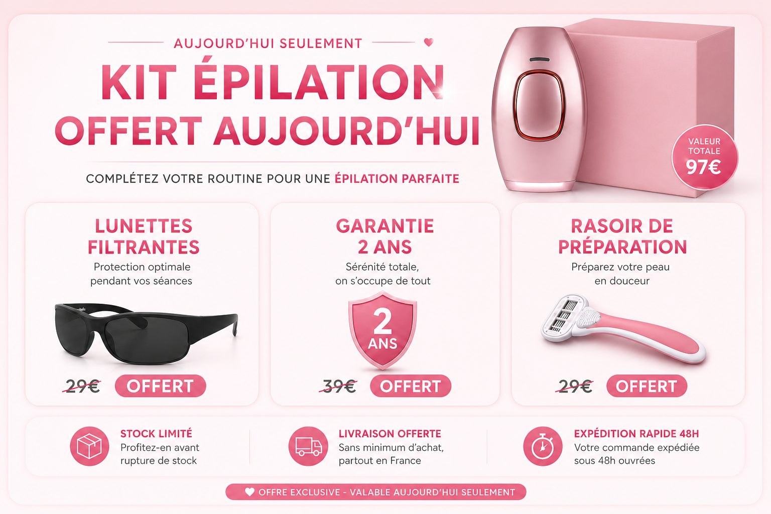 IPL Pulse Épilateur IPL